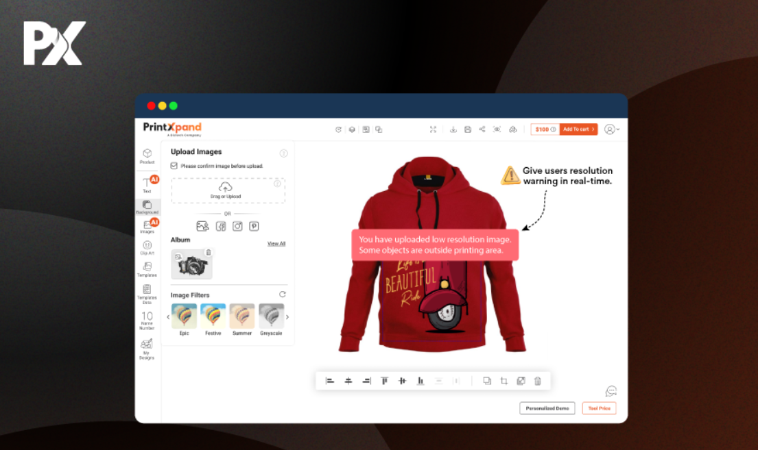 Configure pricing custom product