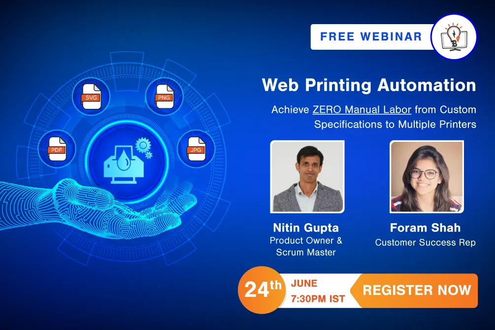 Web Printing Automation: Zero Manual Labor from Custom Specifications to Multiple Printers Web Printing Automation: Zero Manual Labor from Custom Specifications to Multiple Printers